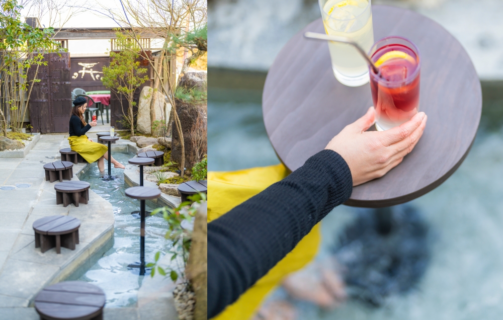 宮島之宿 菊乃家：夏日泡足湯