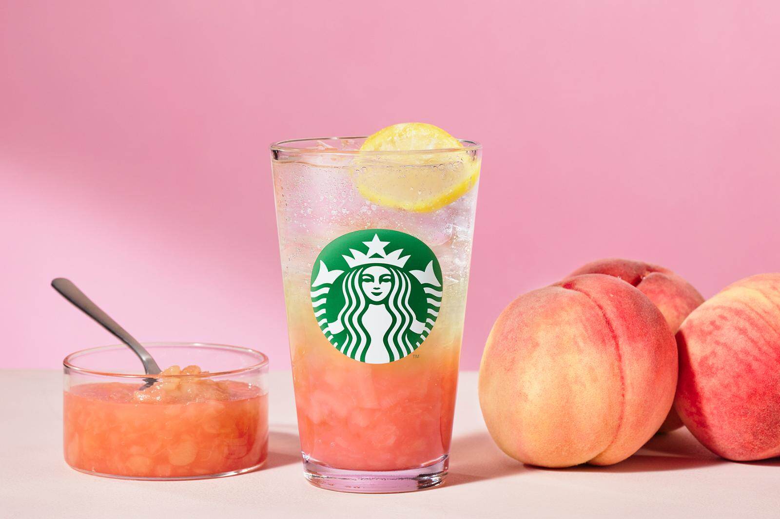 星巴克_日本星巴克 2025 年夏季飲品第 4 彈_chillax 水蜜桃汽水