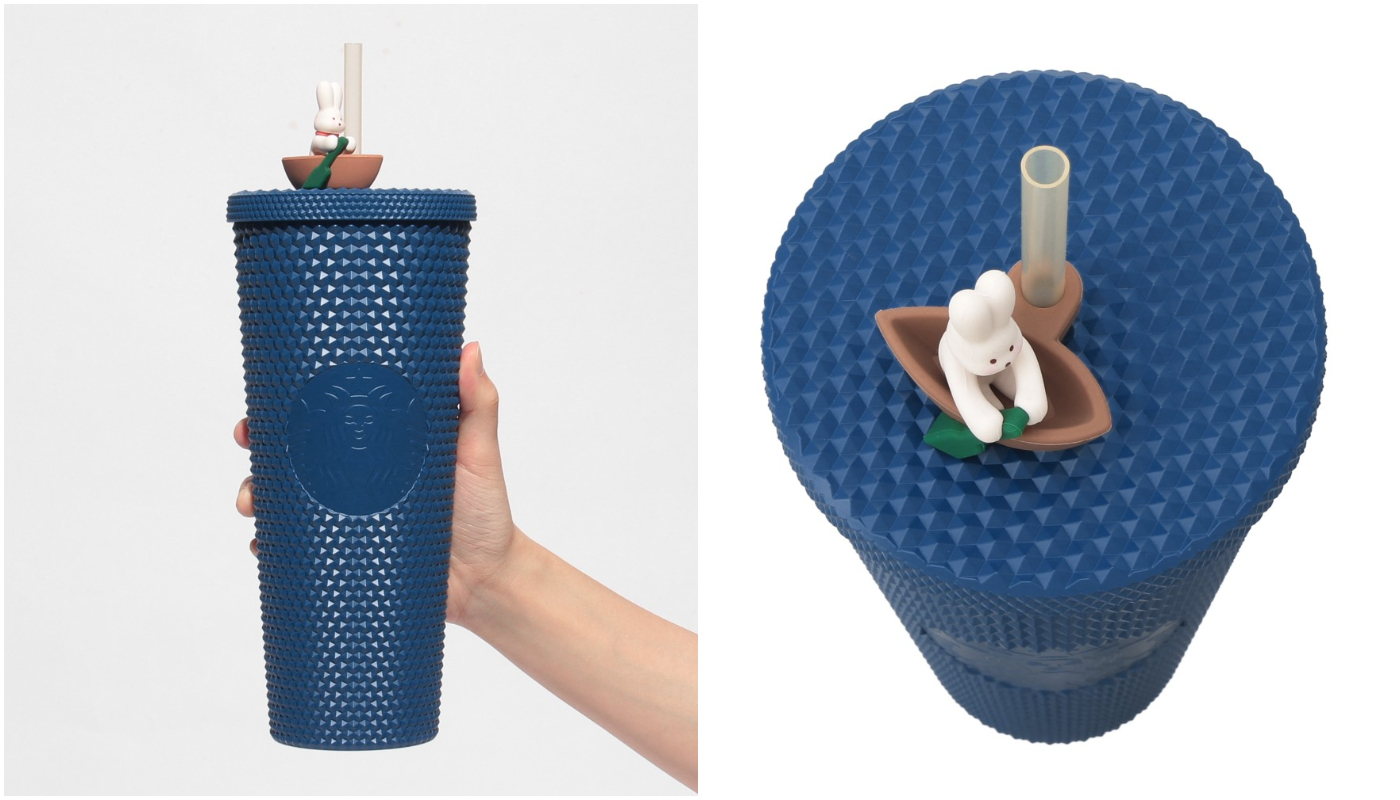 日本星巴克_STARBUCKS_BUNNY BRINGS JOY_オータムフェスティバル2025ロゴコールドカップタンブラーナイトブルー_2025 秋季祭典 LOGO 冷飲隨行杯 深夜藍