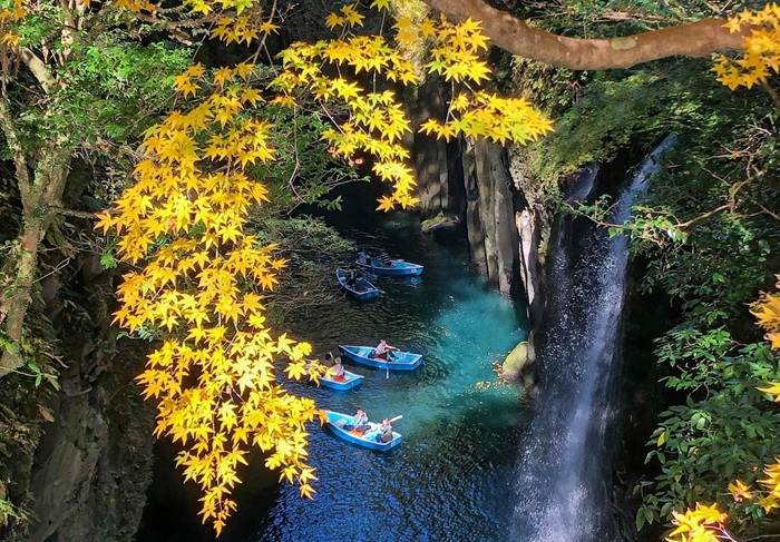 九州紅葉推薦景點-宮崎 高千穗峽