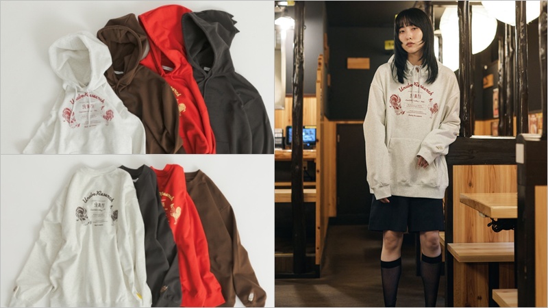UnuboResearch x 鳥貴族 長袖運動衫