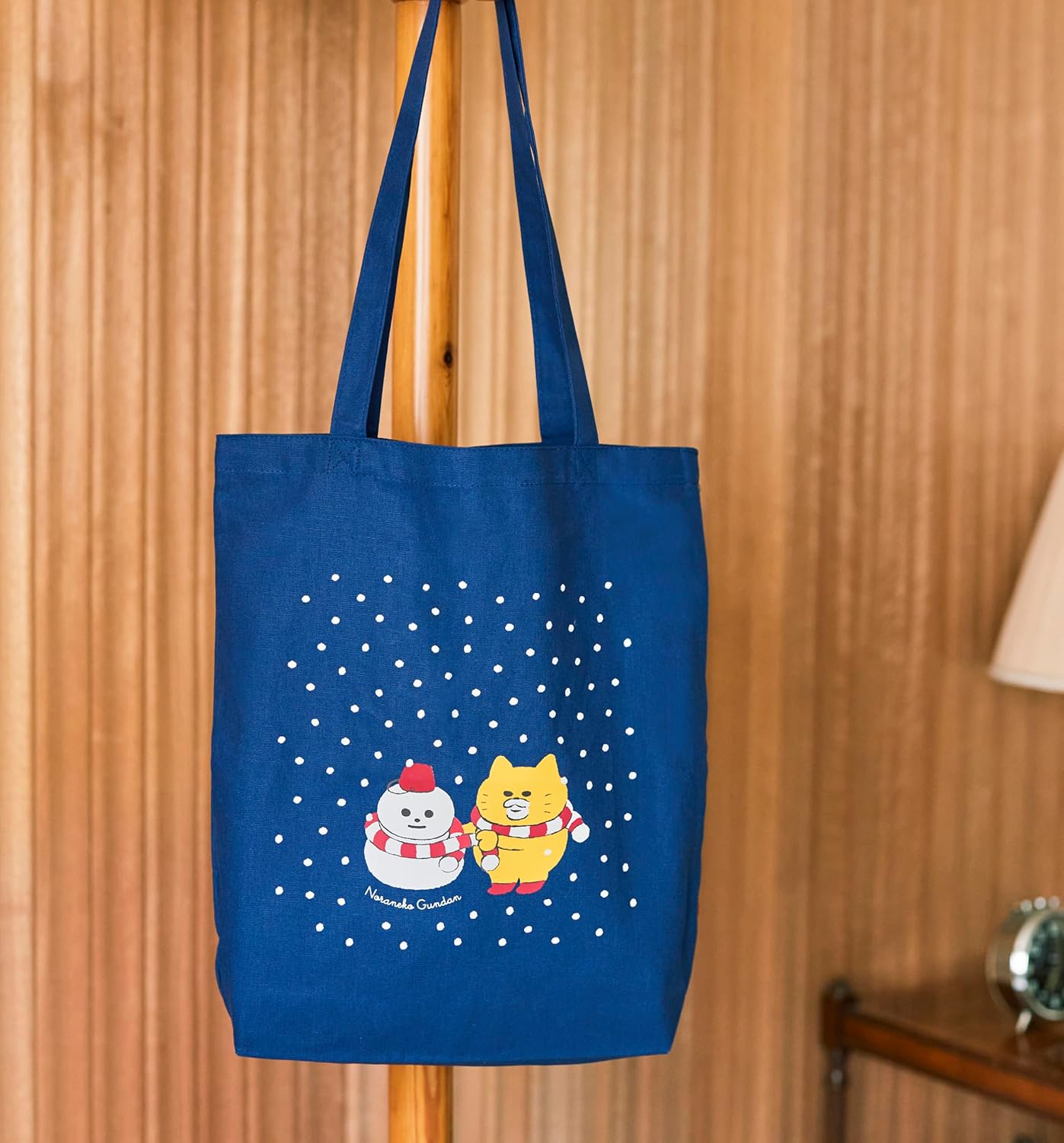 野貓軍團冬季圖案托特包