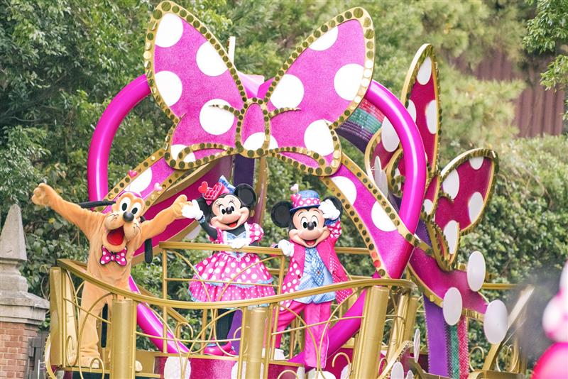 東京迪士尼度假區_全新遊行表演_米妮＠幻彩世界