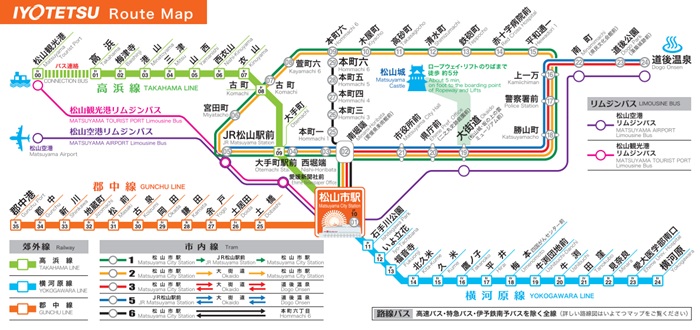 日本愛媛縣松山電車票券