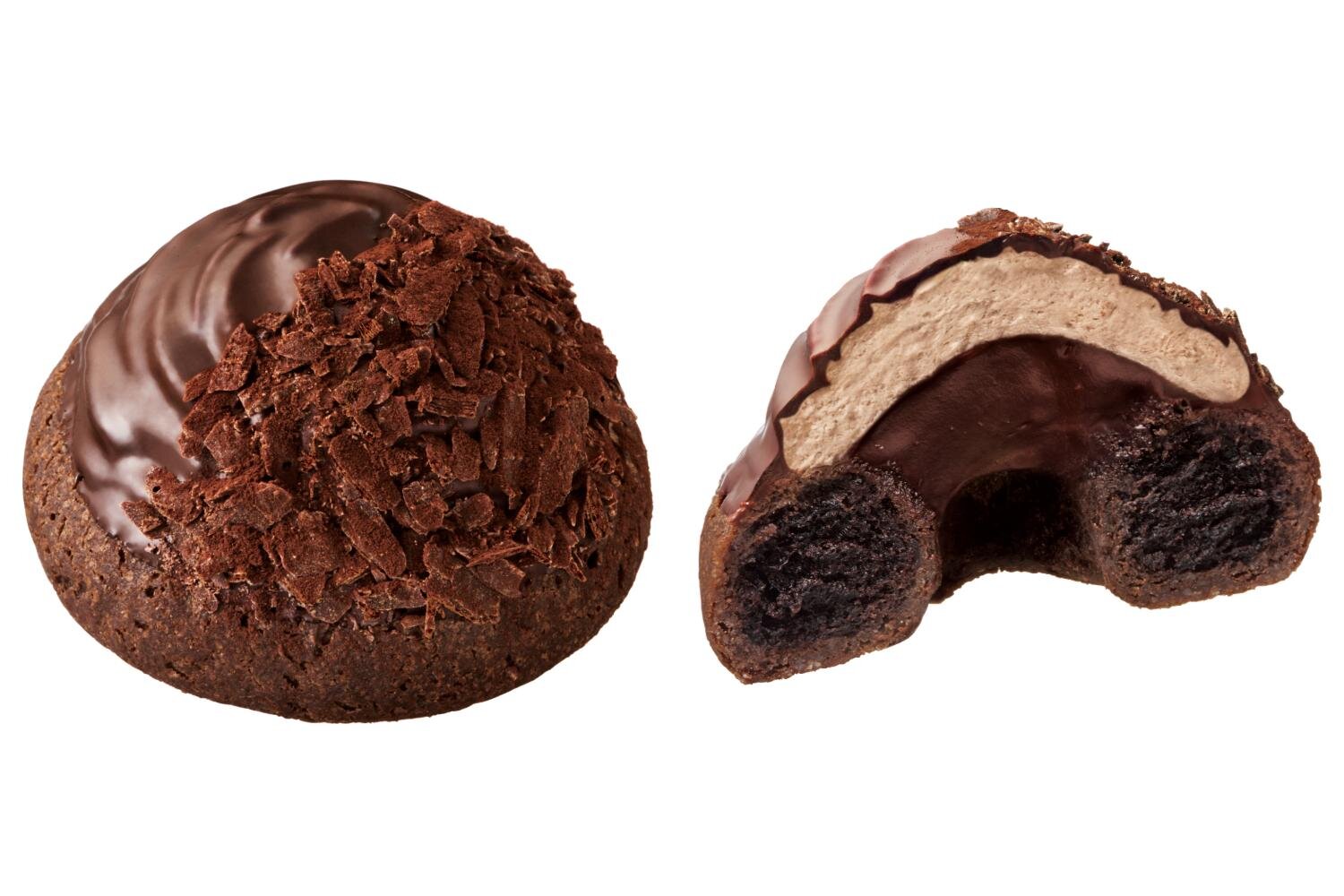 松露巧克力甜甜圈 黑巧克力款