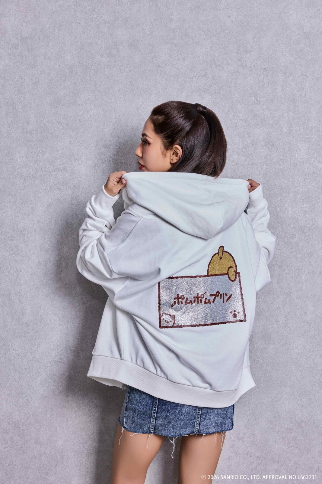 GYDA&times;三麗鷗角色聯名 寬版連帽上衣 10,990日圓