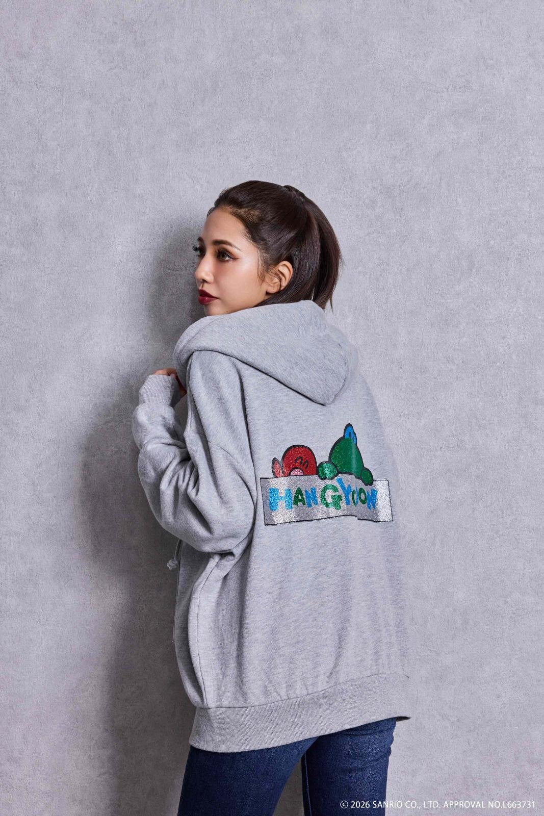 GYDA&times;三麗鷗角色聯名 寬版連帽上衣 10,990日圓