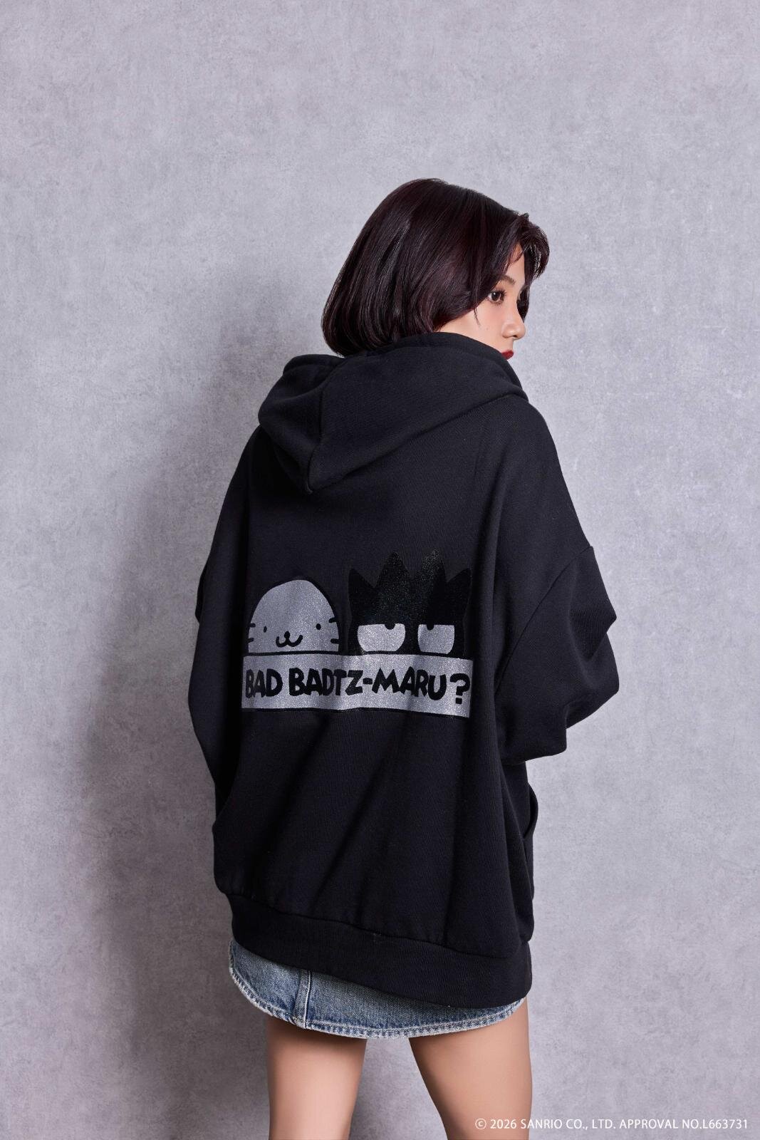 GYDA&times;三麗鷗角色聯名 寬版連帽上衣 10,990日圓