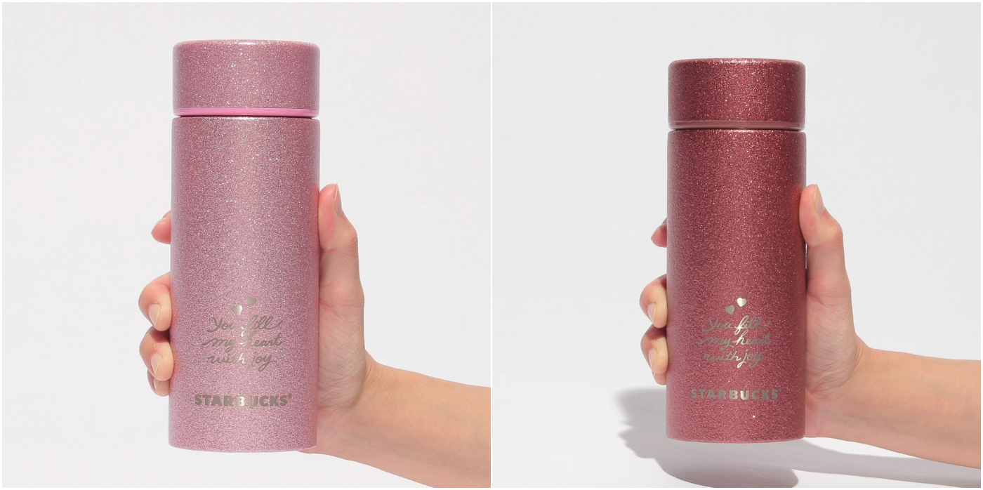 日本星巴克_季節商品_情人節新商品_バレンタイン2026ステンレスボトルグリッターレッド_Valentine 2026 不鏽鋼保溫瓶 閃光紅_閃光粉