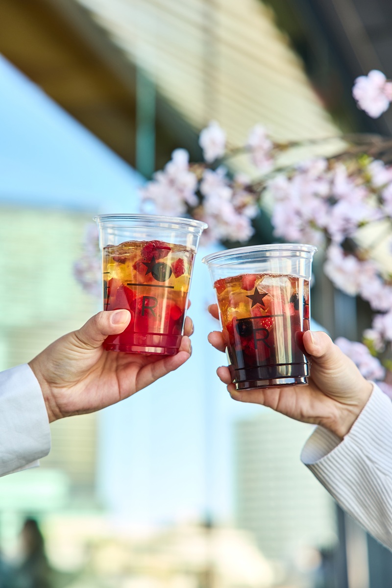 日本星巴克櫻花季_星巴克臻選東京烘焙工坊櫻花季_昼 ROASTERY TOKYO SAKURA Terrace