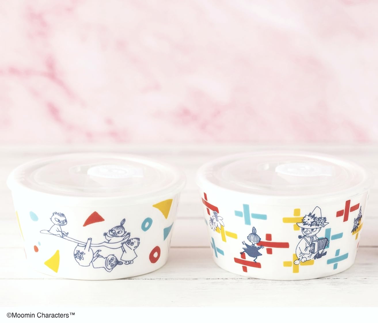 MOOMIN慕敏家族密封瓷碗2入組