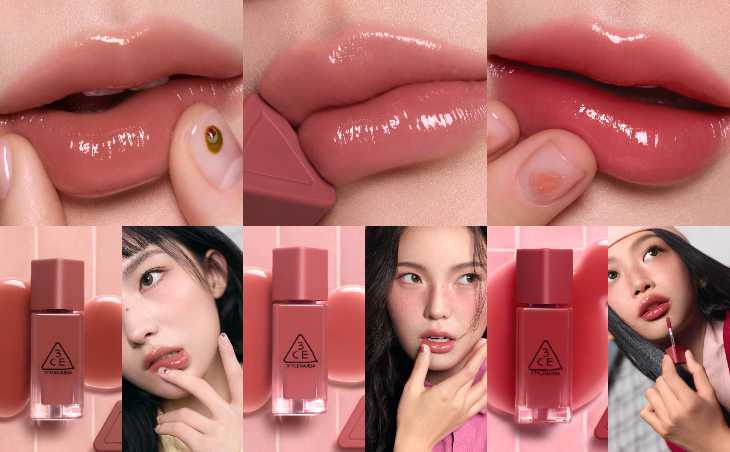 3CE果凍護唇蜜主打色 #01蜜桃果凍、#02玫瑰果凍、#04無花果凍 4g/410元