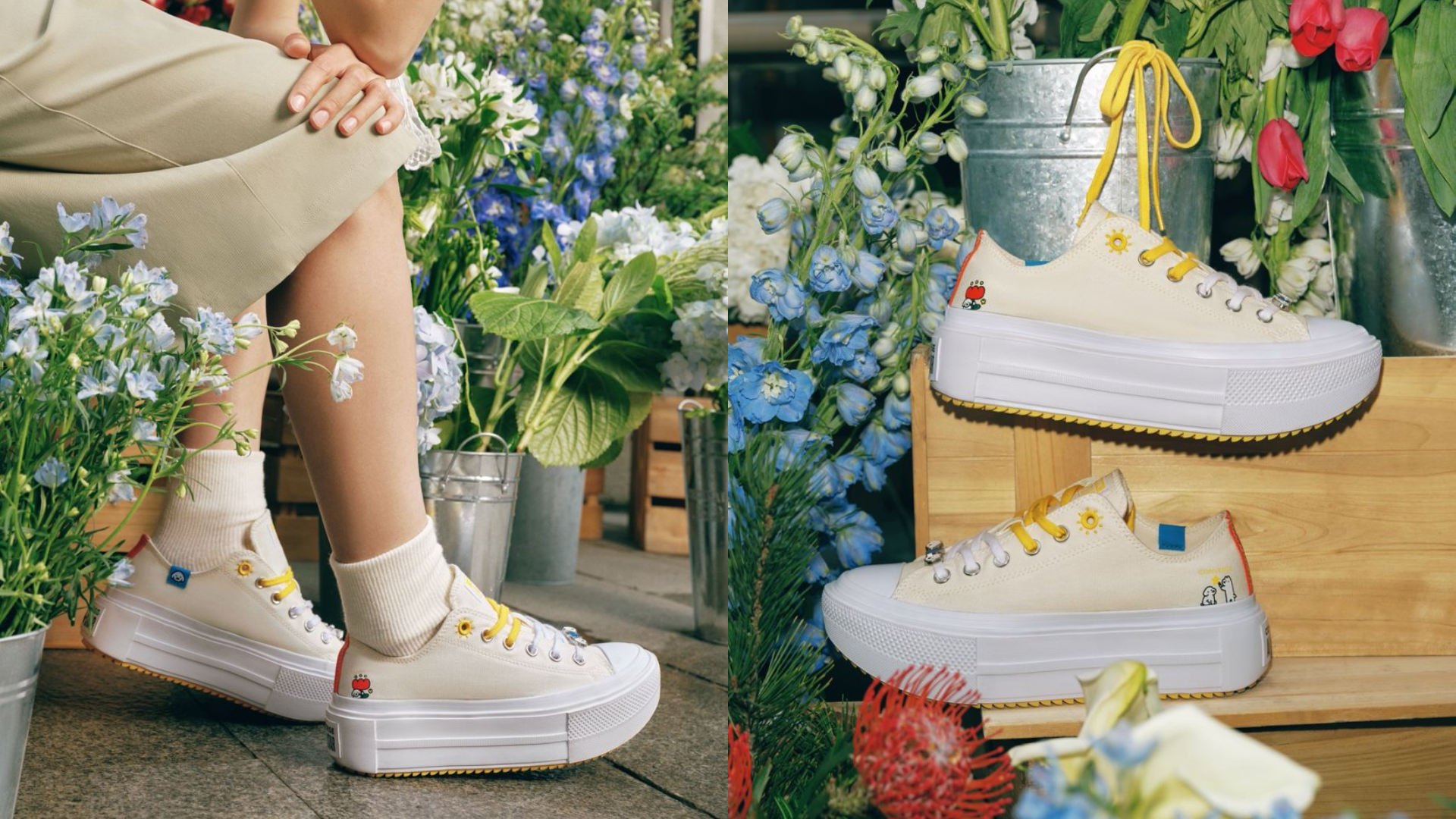 CHUCK TAYLOR ALL STAR LIFT DOUBLE STACK。