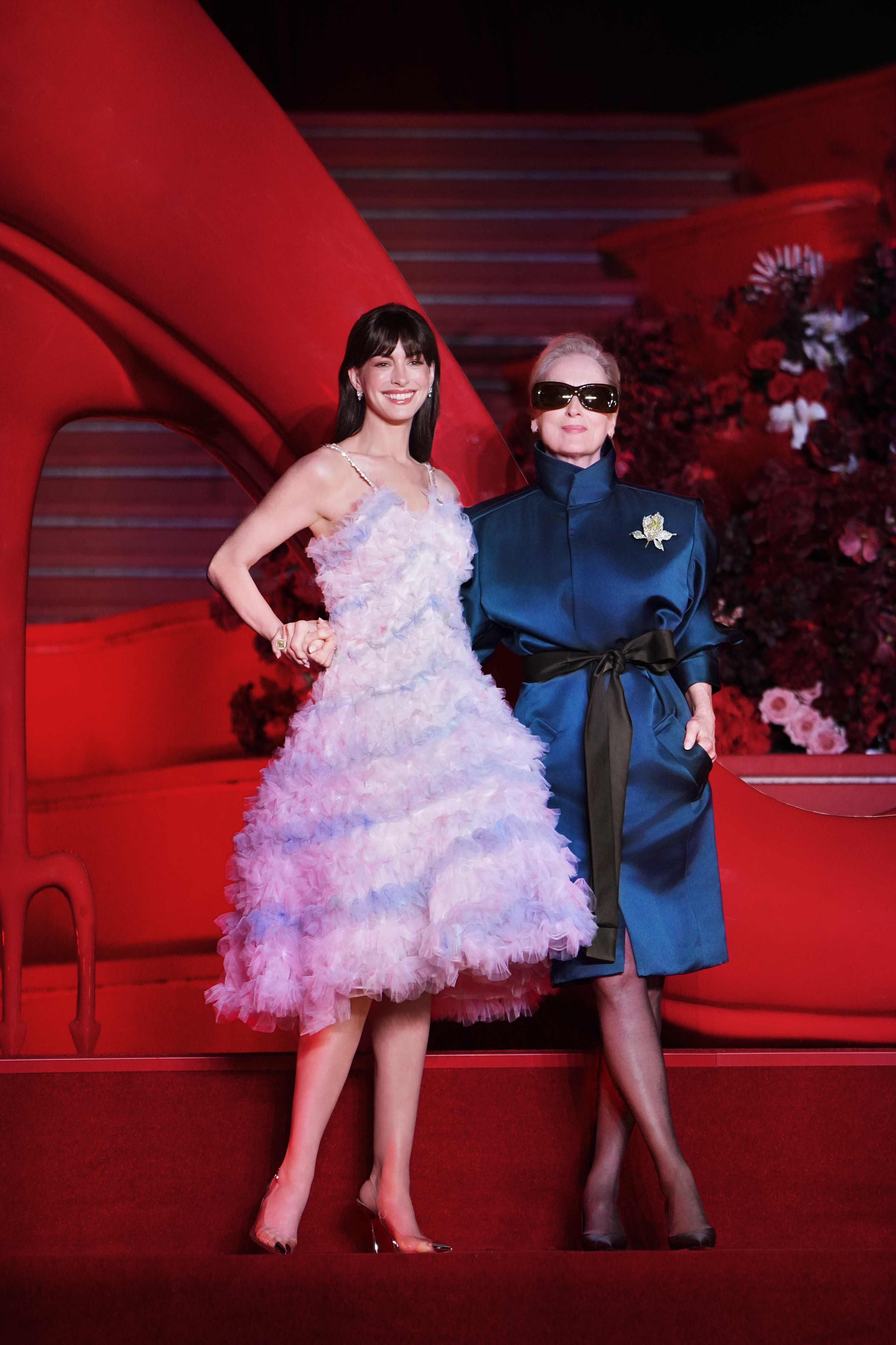 安海瑟薇的紗洋裝根本仙女下凡。