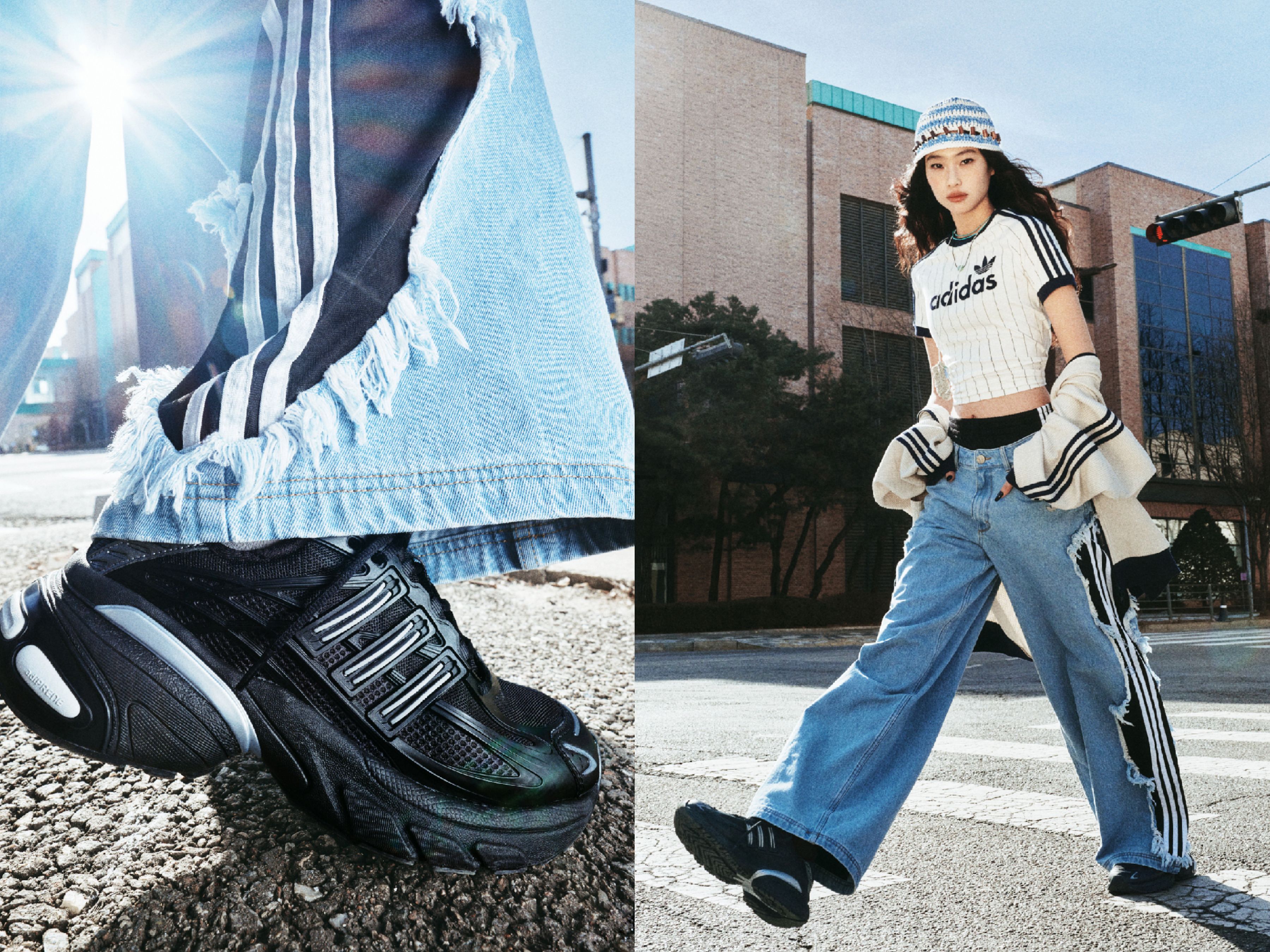 鄭好娟腳踩adidas Originals Adistar XLG