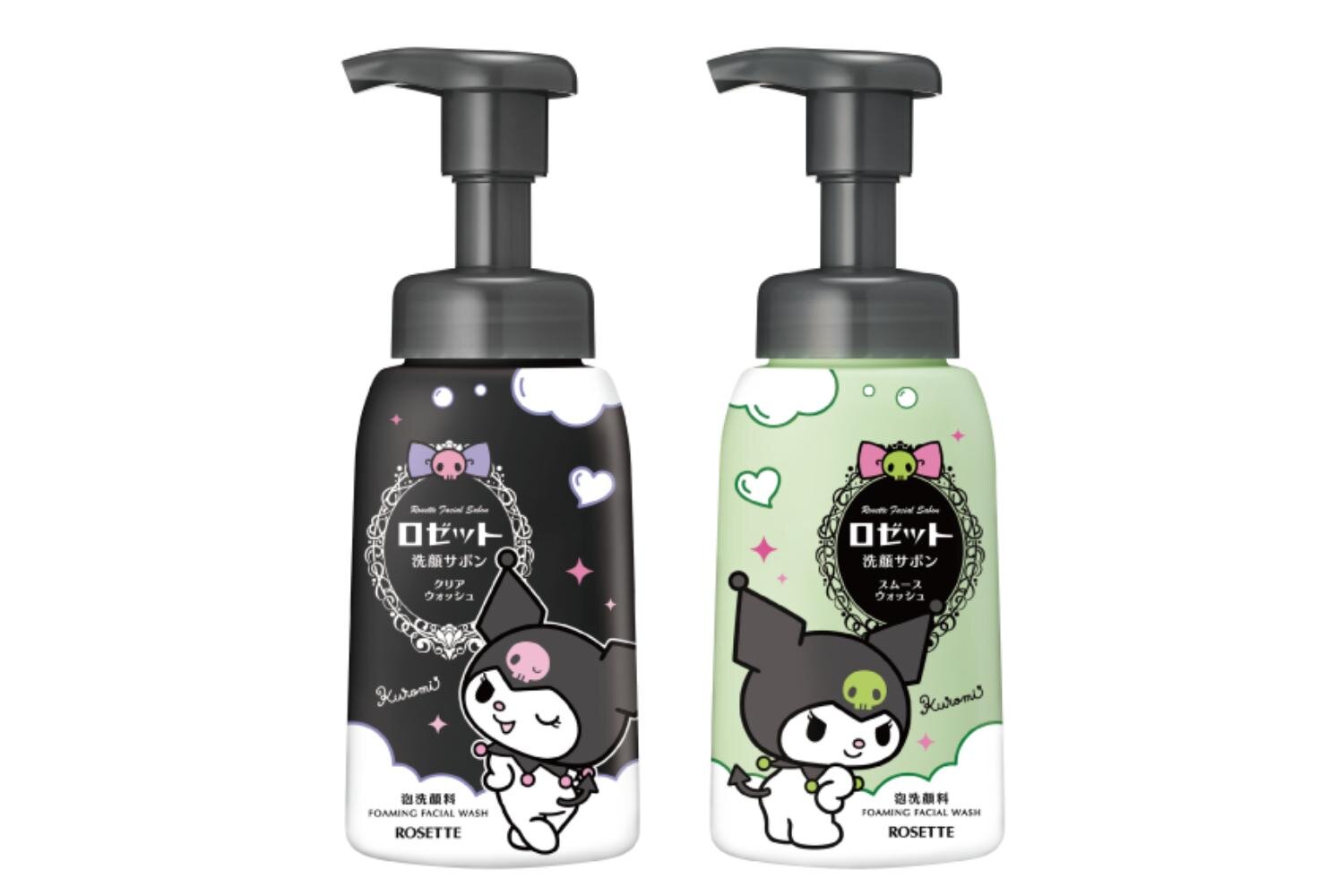 左から)「ロゼット洗顔サボン クリアウォッシュ(クロミ)」180mL 770円＜数量限定品＞ 「ロゼット洗顔サボン スムースウォッシュ(クロミ)」180mL 770円＜数量限定品＞