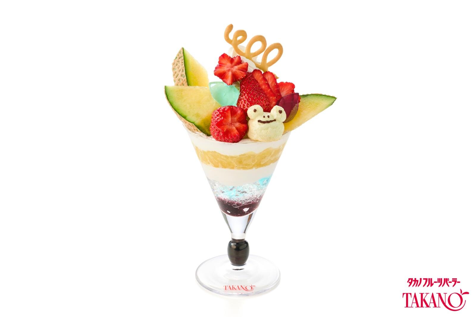 JR名古屋髙島屋店「雫パフェ~マスクメロン・苺~」2,530円