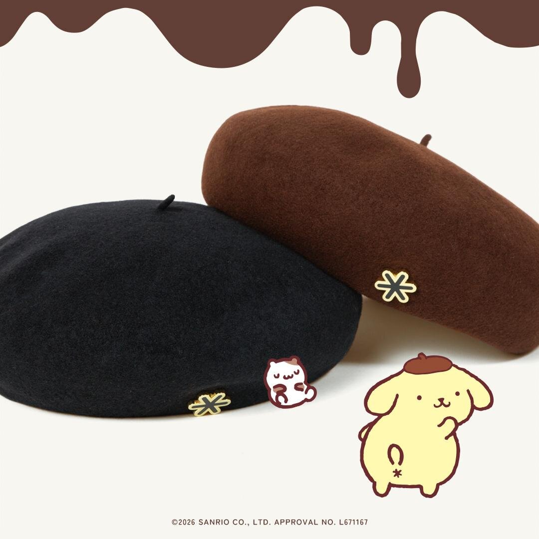 「ポムポムプリン 30th アニバーサリー × カシラ ベレー」14,300円