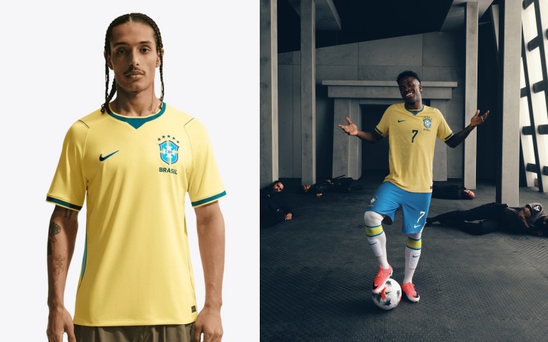 NIKE巴西國家隊2026 Stadium主場男款Nike Dri-FIT足球衣
