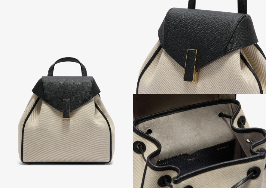 Valextra Iside Backpack Canvas後背包