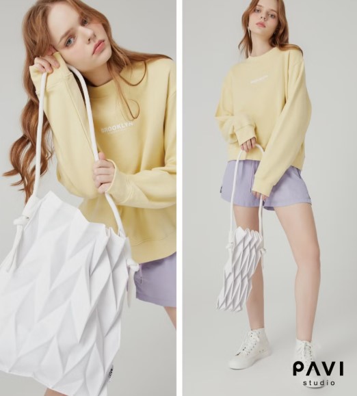 PAVI STUDIO W-Knot 經典白繩結款肩背包