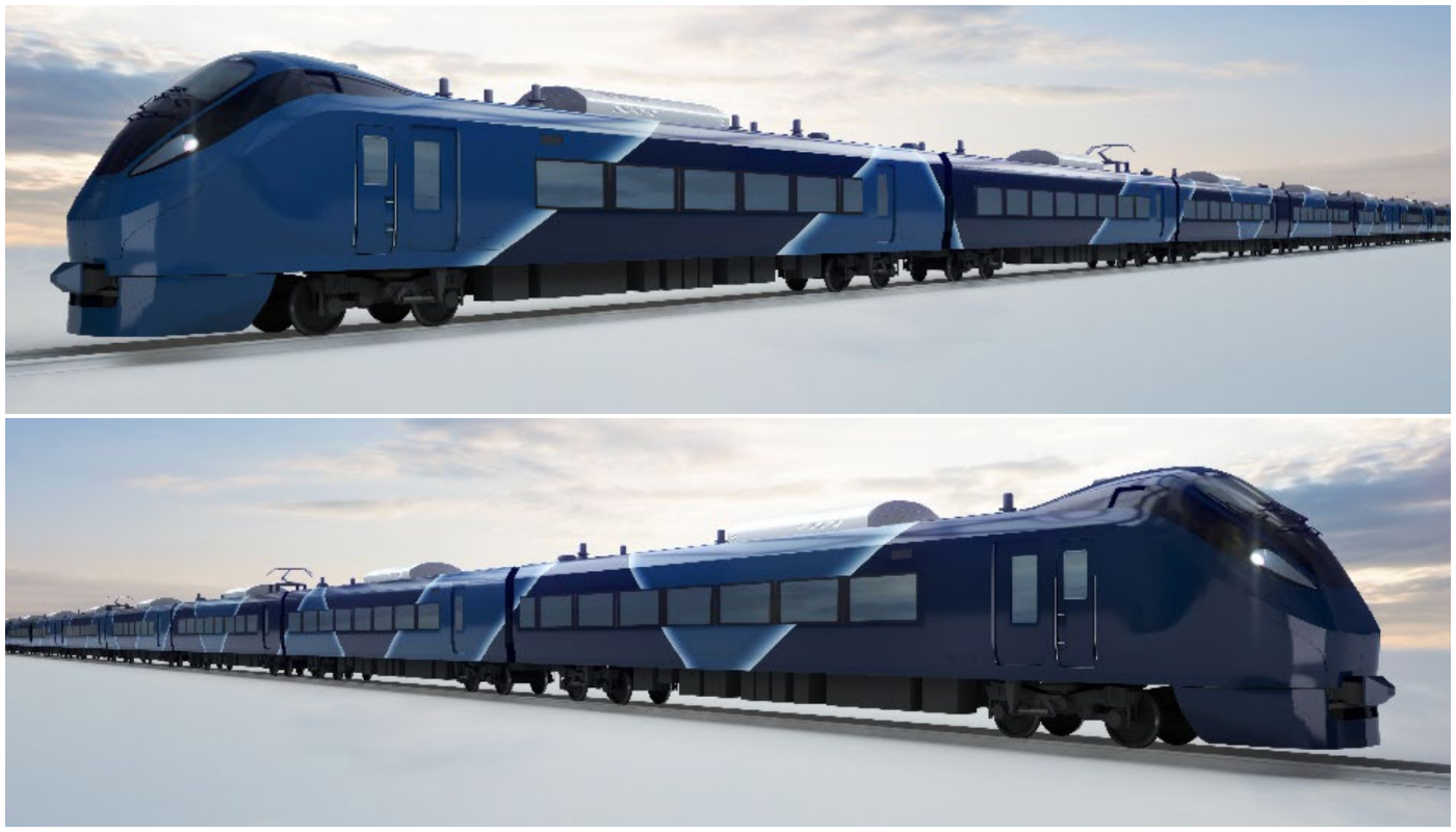 JR 定期夜間特急列車_Luna Azul車頭外觀
