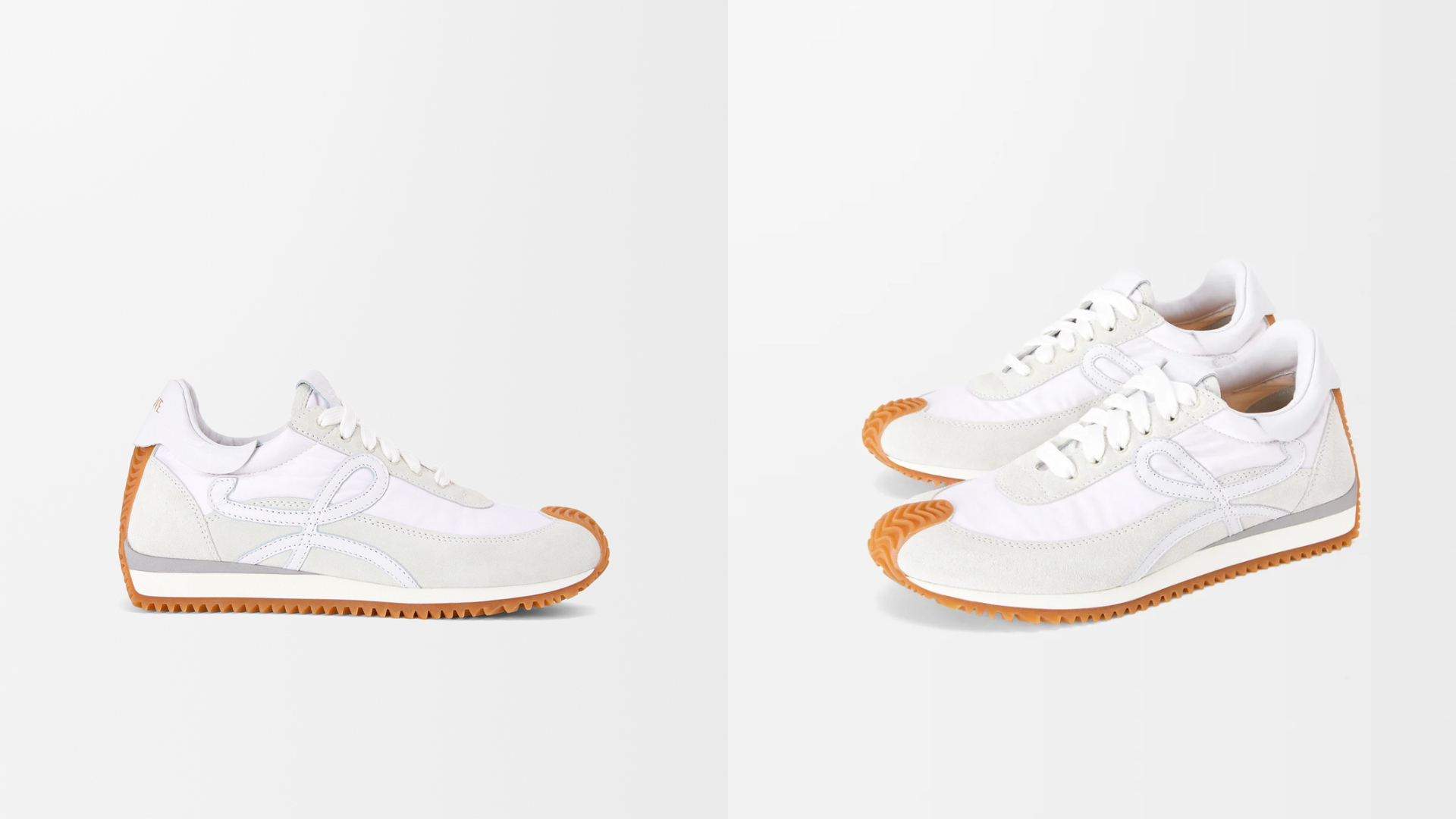 Chlo&eacute; Kick白色皮革運動鞋