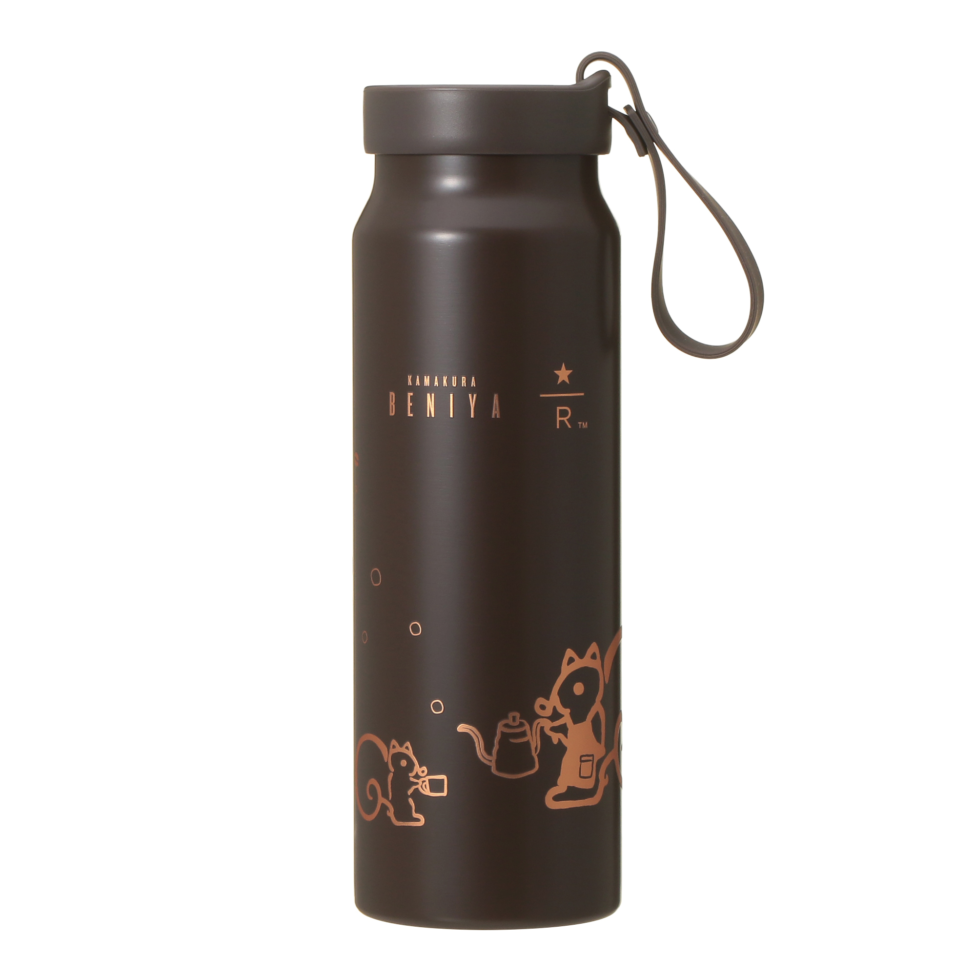 STARBUCKS RESERVE GOODS_鎌倉紅谷 スターバックス リザーブ® ステンレスボトル ダークブラウン_鎌倉紅谷星巴克臻選® 不鏽鋼隨身瓶 深棕色