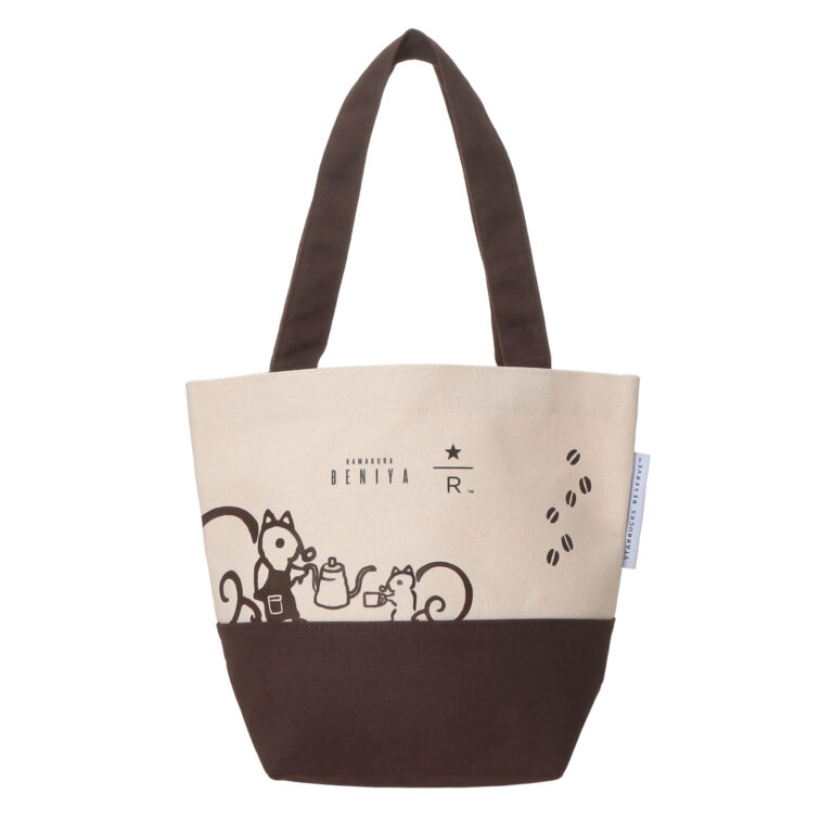 STARBUCKS RESERVE GOODS_鎌倉紅谷 スターバックス リザーブ トートSmall ダークブラウン&ナチュラル_鎌倉紅谷星巴克臻選® 小托特包 深棕與自然色