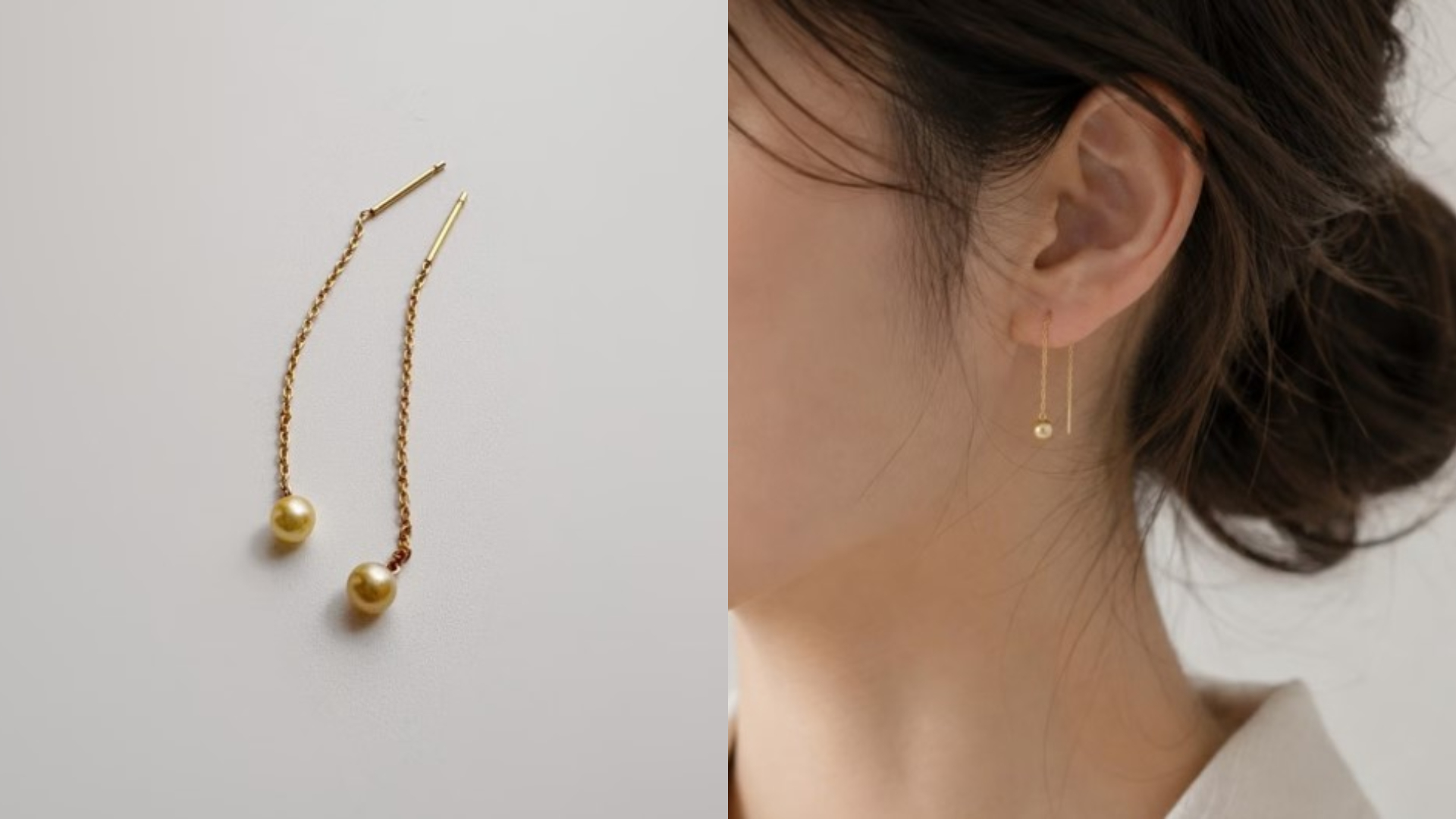 Everyday Pearls Akoya 珍珠長鍊耳環