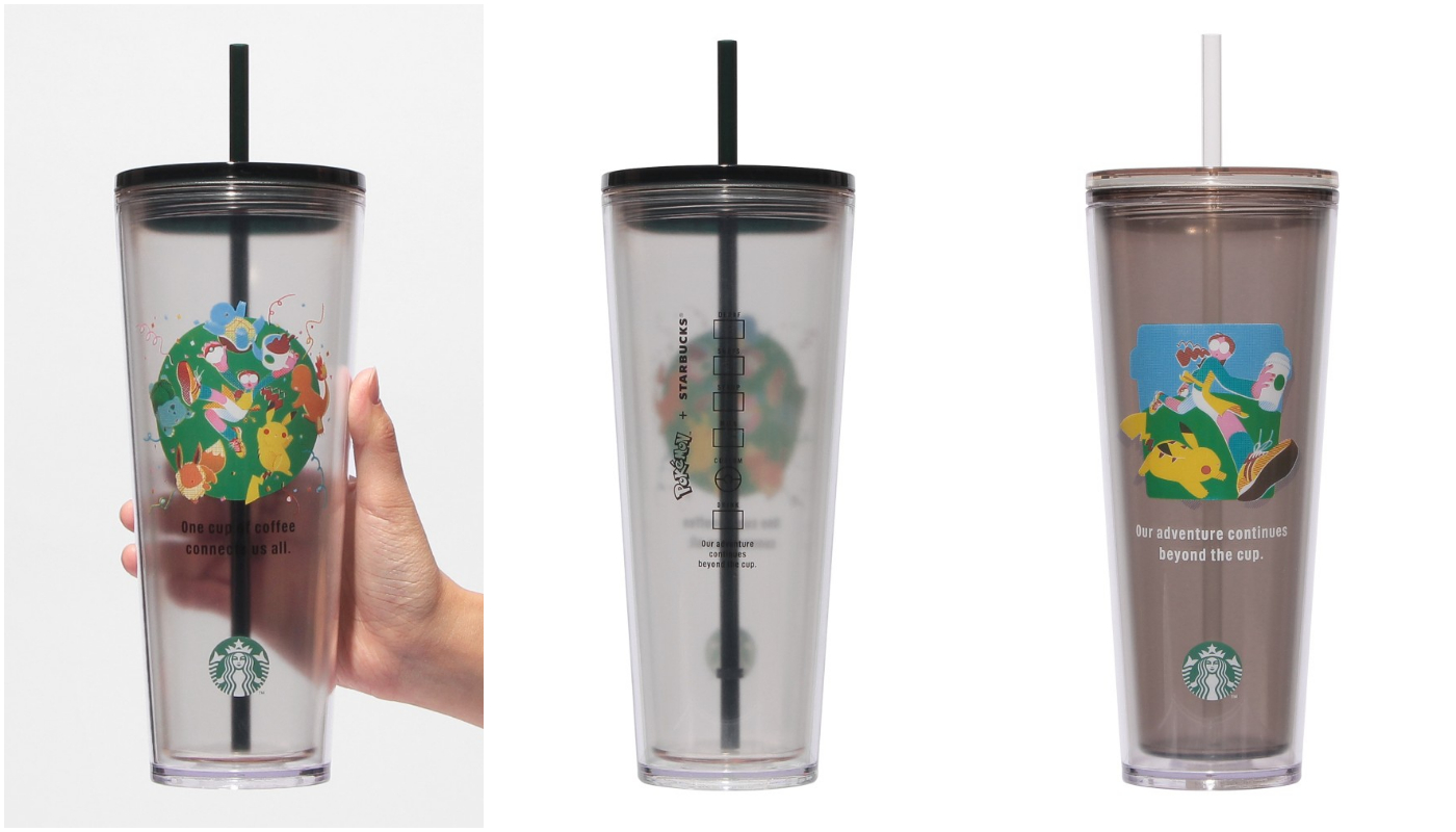 日本星巴克_Pok&eacute;mon + STARBUCKS コールドカップタンブラー_Pok&eacute;mon + STARBUCKS 冷水隨行杯