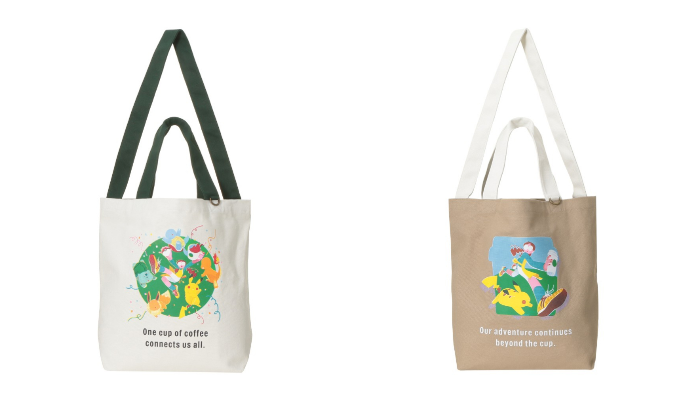 日本星巴克_Pok&eacute;mon + STARBUCKS トートバッグ_Pok&eacute;mon + STARBUCKS 托特包