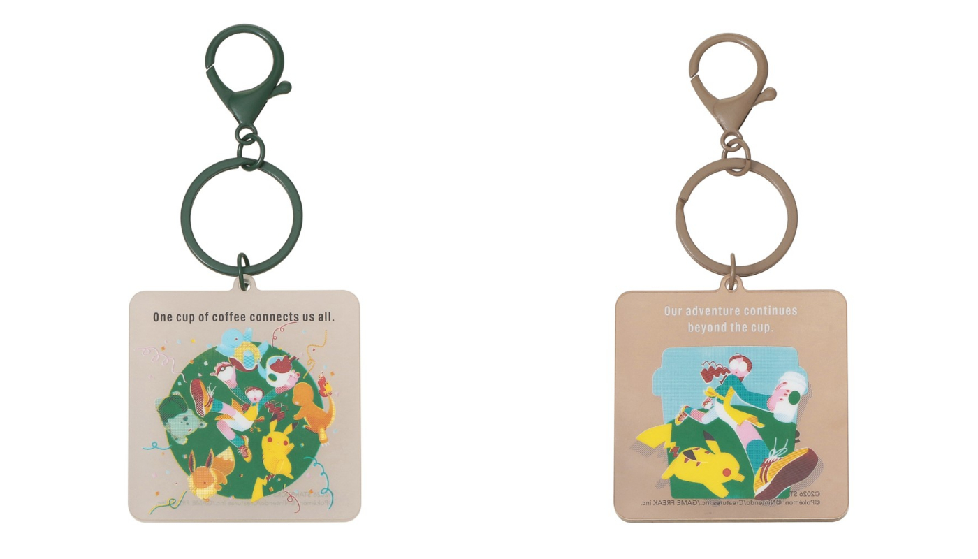 日本星巴克_Pok&eacute;mon + STARBUCKS アクリルチャーム_Pok&eacute;mon + STARBUCKS 壓克力鑰匙圈